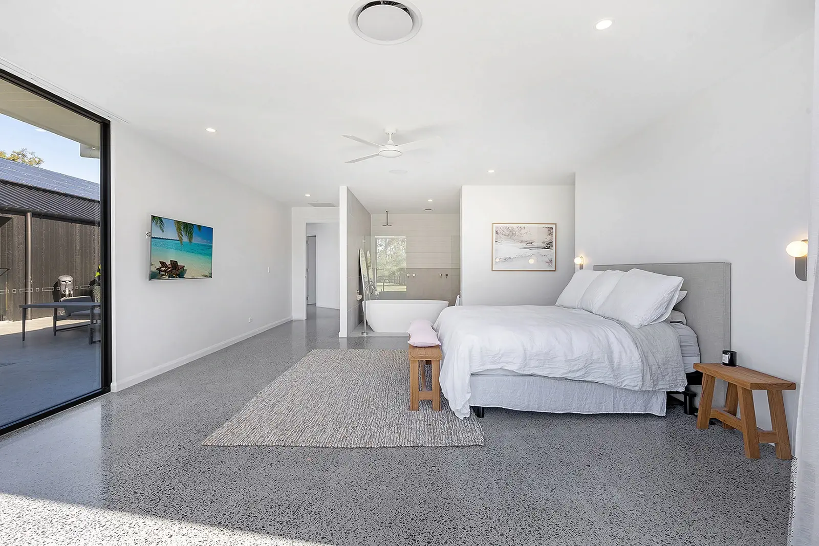 grind and seal flooring in bed room