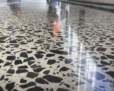 full gloss polished concrete flooring