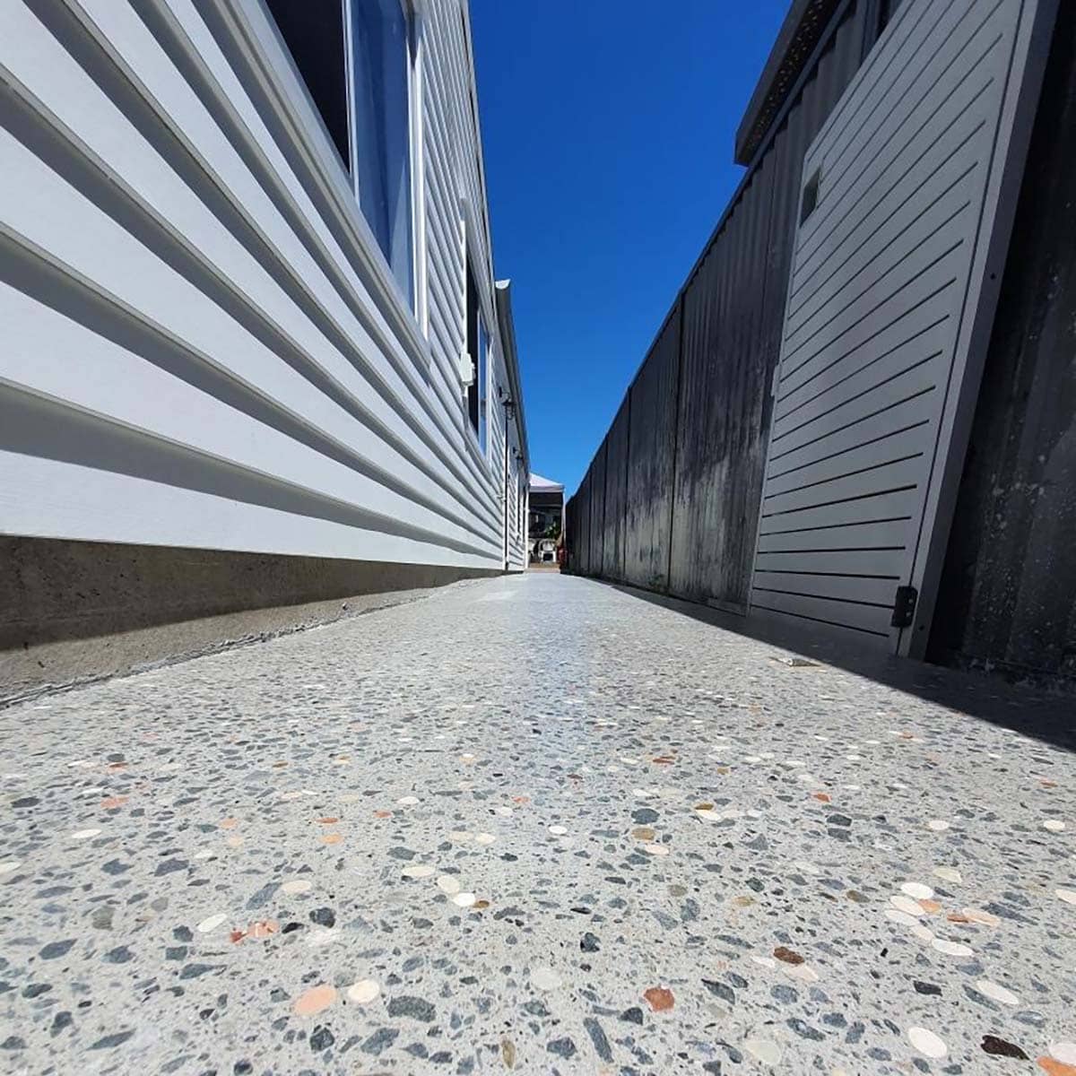 hone and seal walkway