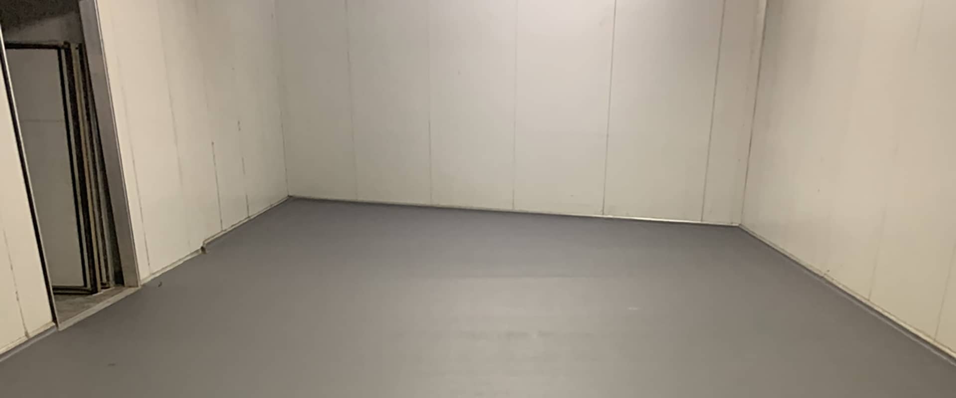 laying commercial kitchen flooring