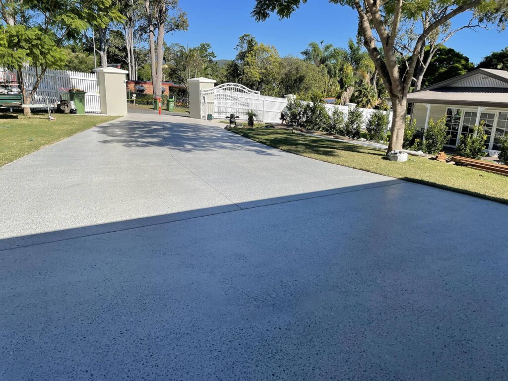 honed concrete floor